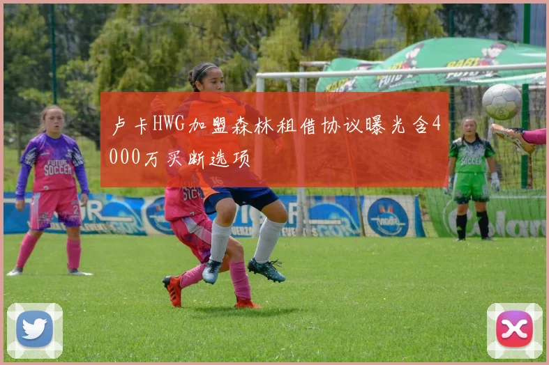 卢卡HWG加盟森林租借协议曝光含4000万买断选项